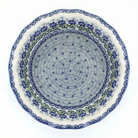 Polish Pottery Overhead Shot Hallsey Pie Plate