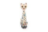 Garden of Eden Small Cat Polish Pottery