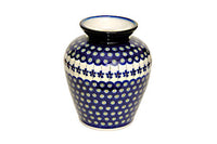 Flowering Peacock Medium Vase Polish Pottery