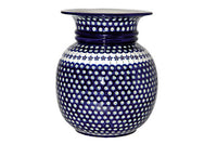 Flowering Peacock Floor Vase Polish Pottery