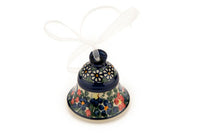 Garden Butterfly Medium Bell Polish Pottery