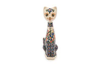 Garden Butterfly Small Cat Polish Pottery