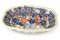 Garden Butterfly Soap Dish Polish Pottery