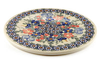 Garden Butterfly Trivet Polish Pottery