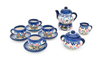 Garden of Eden Miniature Tea Set Polish Pottery