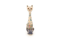 Garden of Eden Large Cat Polish Pottery