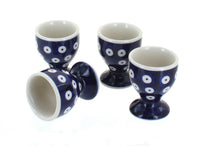 Polish Pottery Dots Egg Cup Set