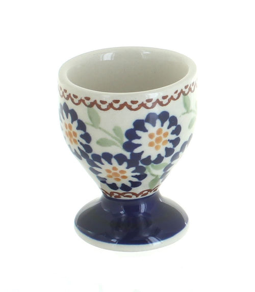 Polish Pottery Peach Blossom Egg Cup