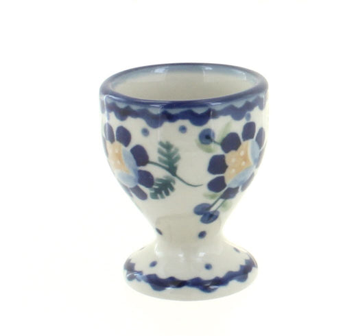 Polish Pottery Sunflower Egg Cup