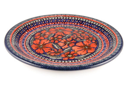 Jungle Flower Dinner Plate Polish Pottery