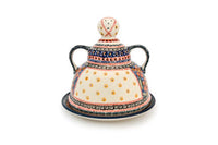 Jungle Flower Cheese Lady Polish Pottery