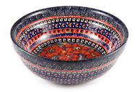Jungle Flower Cereal/Soup Bowl Polish Pottery