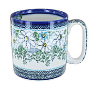 Polish Pottery Cherished Blooms Plain Coffee Mug