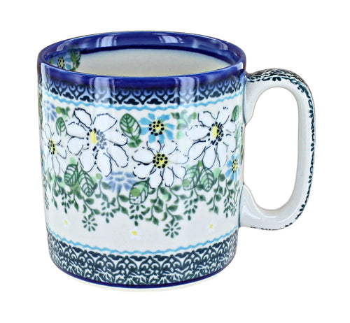 Polish Pottery Cherished Blooms Plain Coffee Mug