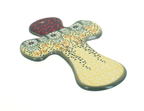 Polish Pottery Sunshine Grotto Cross