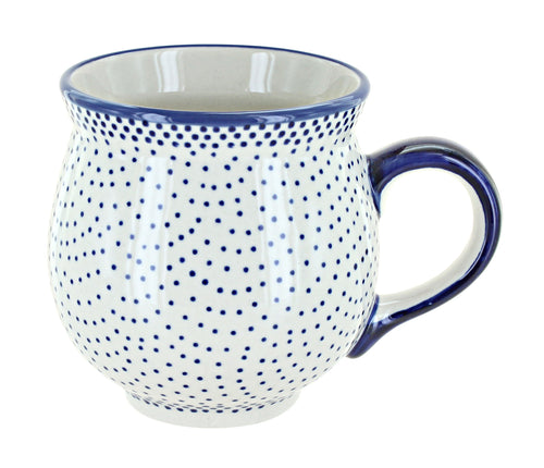 Polish Pottery Small Dots Large Bubble Mug