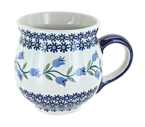Polish Pottery Tulip Large Bubble Mug