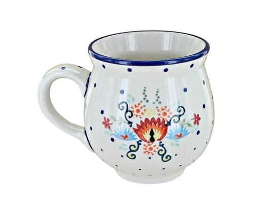Desert Flower Large Bubble Mug Polish Pottery