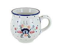 Polish Pottery Desert Flower Large Bubble Mug