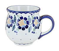 Polish Pottery Sunflower Large Bubble Mug