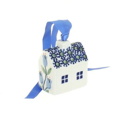 Polish Pottery Tulip Cabin Ornament