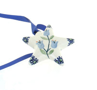 Polish Pottery Tulip Star Ornament