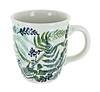 Polish Pottery Woodland Fern Coffee Mug