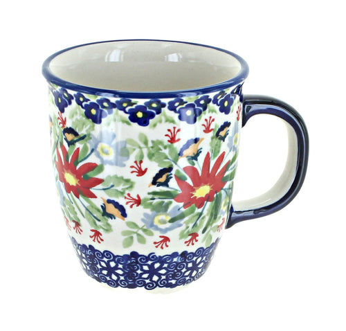 Polish Pottery Jungle Bouquet Coffee Mug
