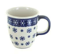 Polish Pottery Snow Flurry Coffee Mug