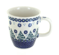 Polish Pottery Festive Fir Coffee Mug