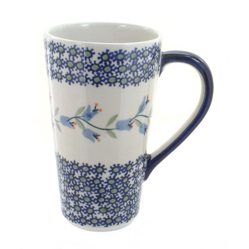 Polish Pottery Tulip Large Coffee Mug