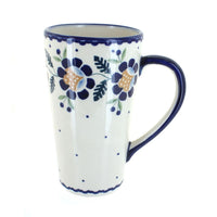 Polish Pottery Sunflower Large Coffee Mug