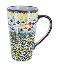 Polish Pottery Prairie Garden Large Coffee Mug