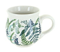 Polish Pottery Woodland Fern Bubble Mug