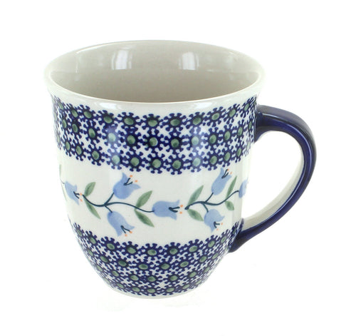 Polish Pottery Tulip Breakfast Mug