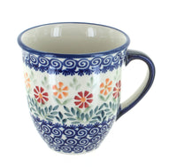 Polish Pottery Garden Bouquet Breakfast Mug