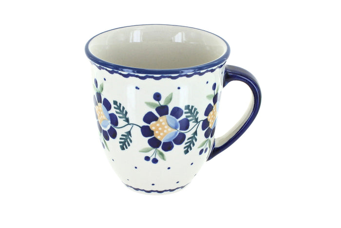 Polish Pottery Sunflower Breakfast Mug