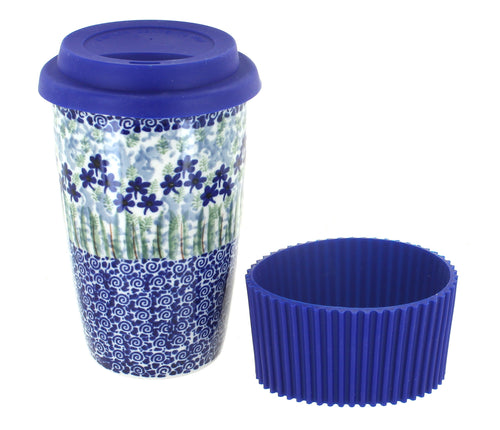 Polish Pottery Brienna Travel Coffee Mug