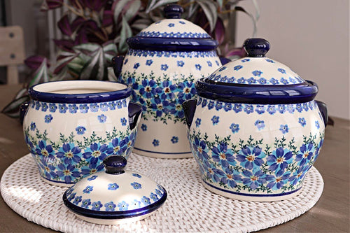 Kalina Medium Canister Polish Pottery