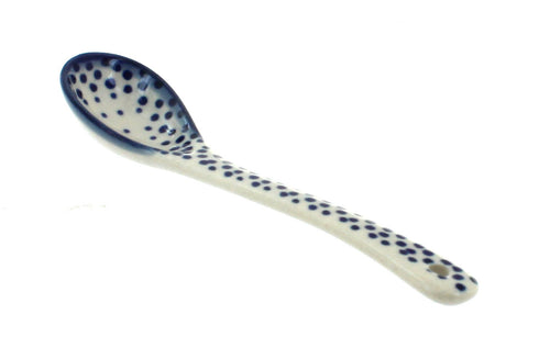 Polish Pottery Small Dots Sugar Spoon