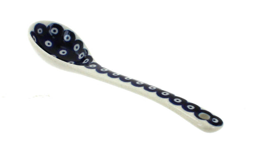 Polish Pottery Dots Sugar Spoon