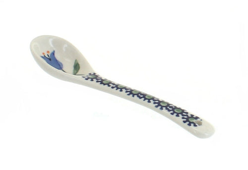 Polish Pottery Tulip Sugar Spoon