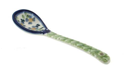 Polish Pottery Summer Vine Sugar Spoon