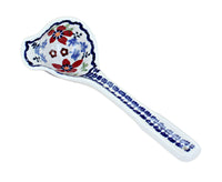 Polish Pottery Red Poppy Gravy Ladle