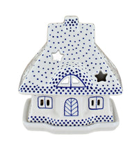 Small Dots House Luminary Polish Pottery