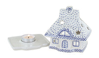 Small Dots House Luminary Polish Pottery