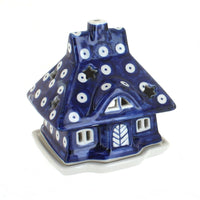 Polish Pottery Dots House Luminary
