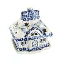 Polish Pottery Tulip House Luminary