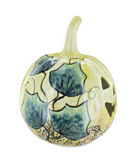 Jack O'Lantern Small Pumpkin Polish Pottery