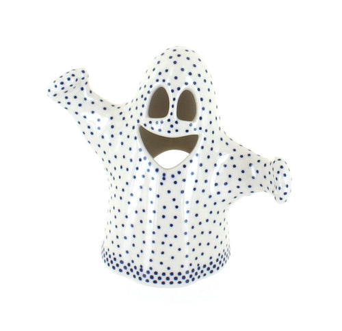 Polish Pottery Small Dots Ghost Luminary